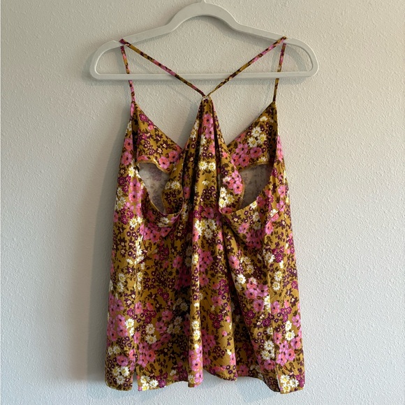 NWT KUT from the Kloth Gianina Camisole Tank Top Women’s XL Floral Racerback - Picture 5 of 6